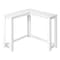 Monarch Specialties Accent Table, Console, Entryway, Narrow, Corner, Living Room, Bedroom, White Laminate, Contemporary I 3656 - alternate 1
